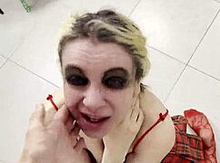 Rough Domination Teases Squirting Girlfriend In Anal Kitchen Fuck