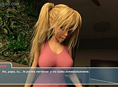 rosie and dad discuss bathroom incidents