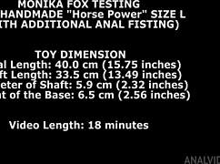 Monika Fox Elen Million & Francys Belle Test Three Huge Dildos