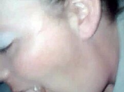 wife gives amateur blowjob leading to cumshot