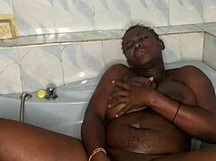 Bathroom SEX With My HUGE DILDO!