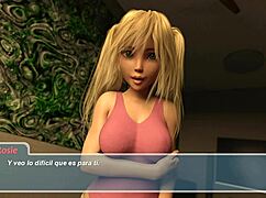 rosie and dad discuss bathroom incidents