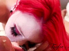 taylor nicole gets close up creampie in amateur pov fuck