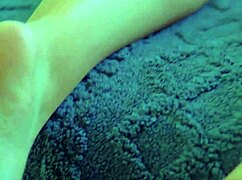 Desi Beauty's Glass Dildo Close-Up Masturbation