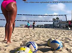big booty african volleyball.