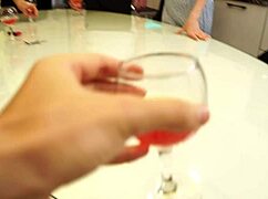 are students fucking at new year's eve party?