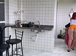 contracted this maid for home help but her ass drove me wild