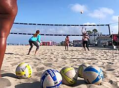 big booty african volleyball.