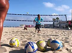 big booty african volleyball.