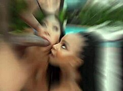 hot neighbors anais and kali invite voyeur peter for threesome