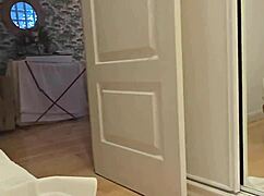 Girlfriend Steps Out Wet From Shower In Pov