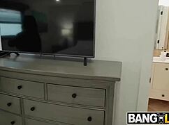 Asian with Massive Ass and Tits Blowjob