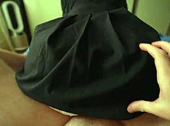 Fucked my big ass gamer step sister in a skirt