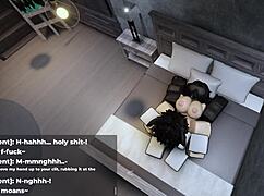 Roblox Cum Loving Slut Ends Up Soaked In Ass And Pussy Sex