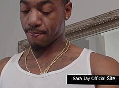 Sara Jay Loves Riding Huge Cock With Great Dick Bouncing, Mazee God