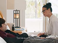 The teacher got annoyed but really enjoyed her student dana vespoli and ricky spanish