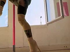 i learned pole dancing skills from 2beepole and enjoyed good moments