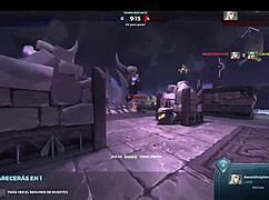 lian gets analled by a witch in epic paladins 1vs1 ending badly