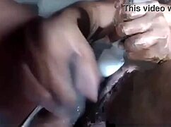 Check out this horny ebony girl's squirting orgasm