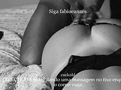 i'm massaging the fixo's big cock while cuck travels