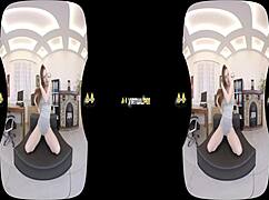 Kinky Redhead Soaks Clothes in Piss!