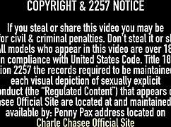 Charlee Chase Smokes Cigarette While Masturbating Her Cunt