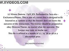 Femdom Issues Bold Jerk Off Instructions Now