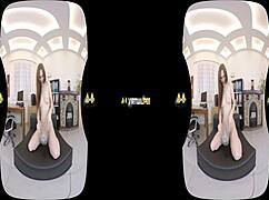 Kinky Redhead Soaks Clothes in Piss!