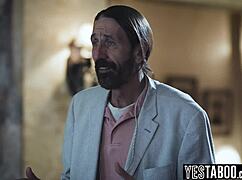 Naughty Latina Stepdaughter Meets and Fucks Big Dick Mature Stepdad