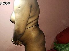 First-time home sex with girlfriend's maid at her house.