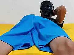 Close-Up Masturbation of Huge Monster Cock by Young Student