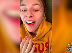 Emotional wake and jack with natural big titty blonde angel young and dildo