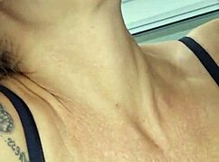 alinemilf chokes on deepthroat gags in cute milf retro update