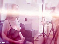 A cheeky british student in lingerie teases your tiny 18+ cock with humiliating joi commands