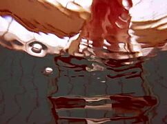 Hot Deniska's Underwater Bikini Strip Turns Naked Wet!