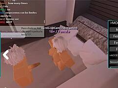 este chico me follo tan duro que me lleno de su leche en roblox sexo