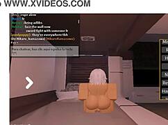 este chico me follo tan duro que me lleno de su leche en roblox sexo