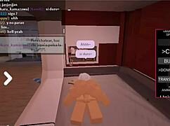 este chico me follo tan duro que me lleno de su leche en roblox sexo