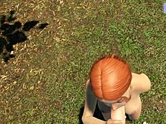 lets hike paradise trails vr part 3 shaved redhead pussy outdoors 🌳💦