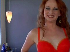 Redhead milf spreads ass for licking fingering anal assfucking and pussy play