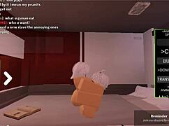 este chico me follo tan duro que me lleno de su leche en roblox sexo