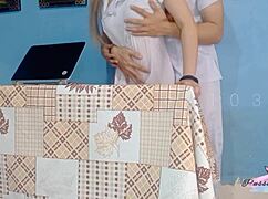 pinay nurse sneaks quickie sex break with co-worker patient in hospital room, riding cowgirling his cock 😏💦