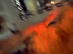 Curly Haired Ebony Beauty Bent Over for Rough Backshots