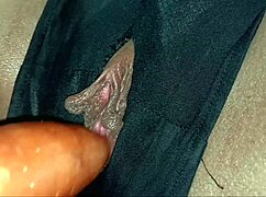 This nasty teen devours creampie cum like liquid lunch