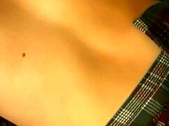 julia gulps boyfriend's cock then spreads shaved pussy wide open