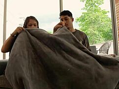 milf sneaks fuck with stepdaughter's boyfriend hidden