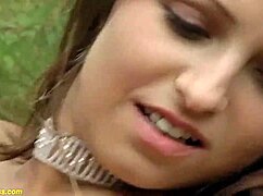 pound that young busty german stepsister doggystyle in the forest!