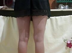 did you see this hot maid's tight shorts get me excited?