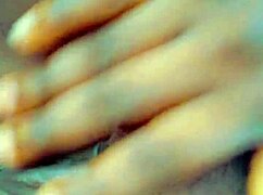 Chubby Girl Fingers Her Little Creamy Dripping Pussy Closeup