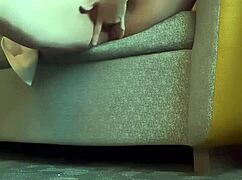 sloppy milf spreads legs fingering wet pussy on camera closeup